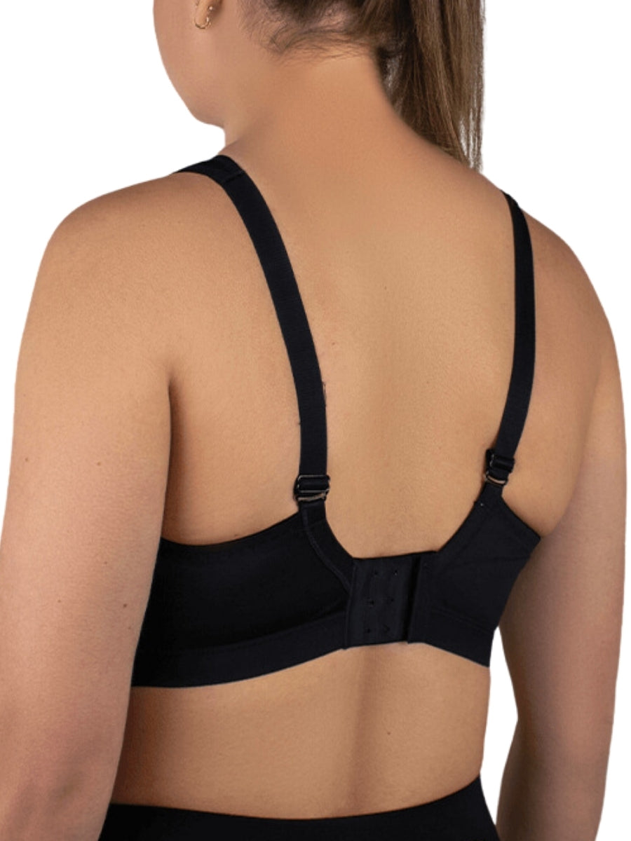 D+ Max Support Sports Bra - Black