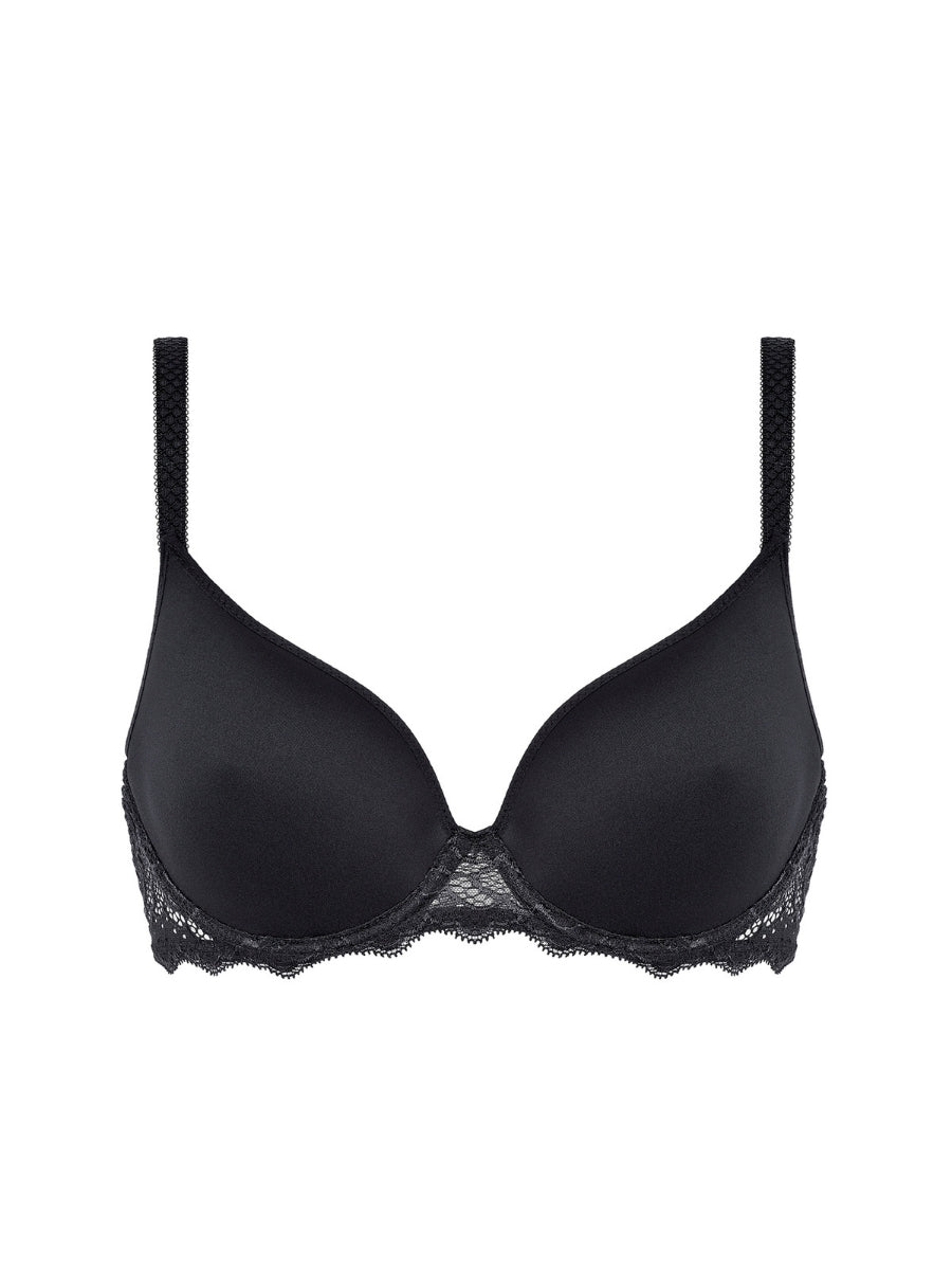 Caresse 3D Spacer Plunge Bra - Black