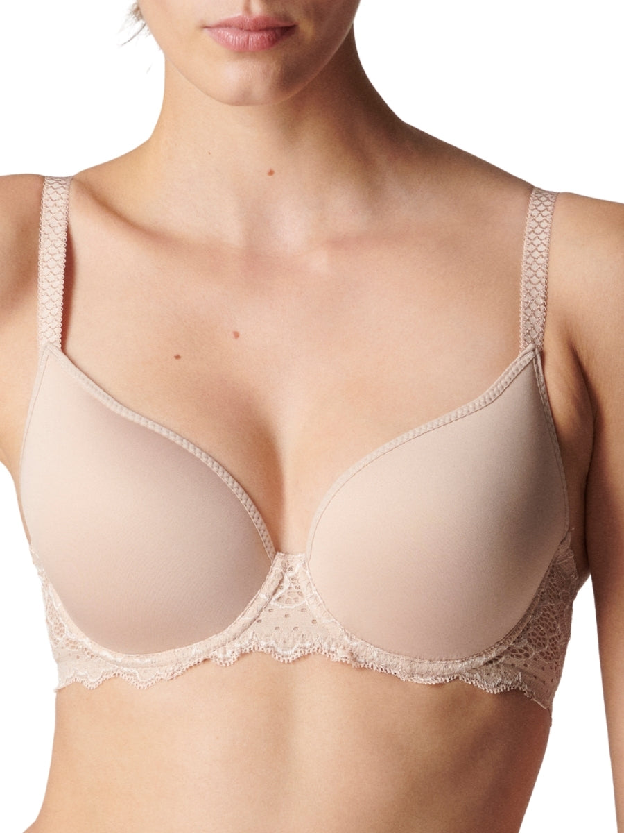 Caresse 3D Spacer Plunge Bra - Peau Rosée