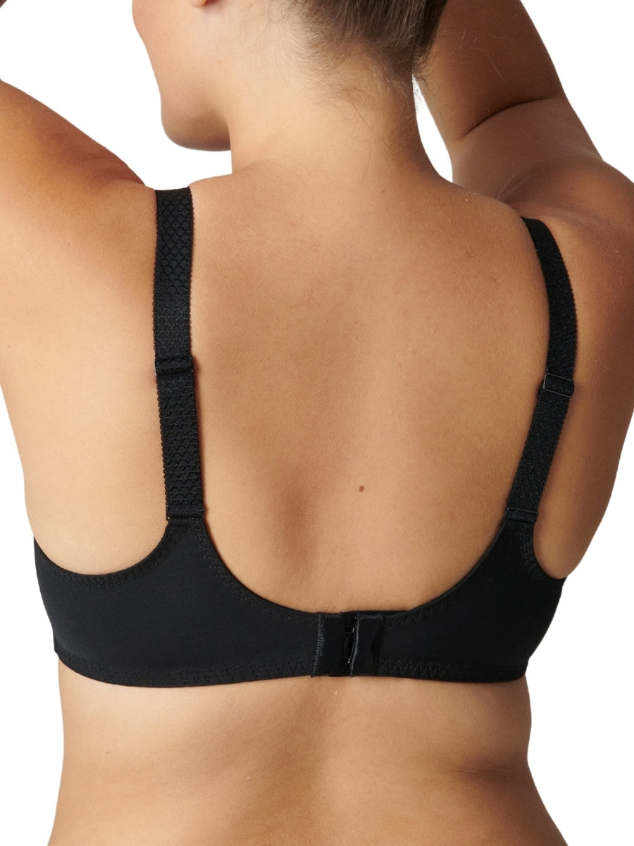 Caresse Full Cup Support Bra - Black
