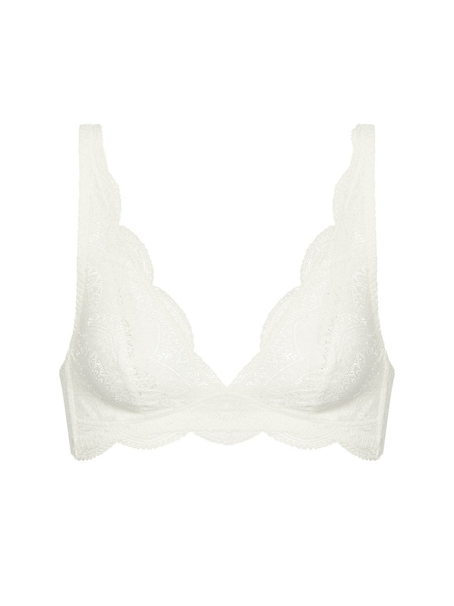 Karma Non-Wired Triangle Bra - Natural