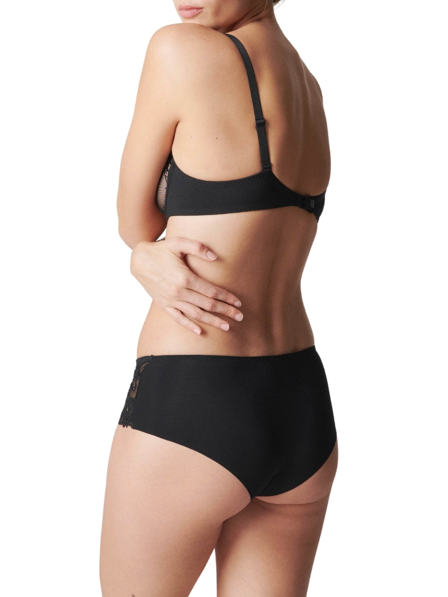 Saga Triangle Plunge Bra - Black