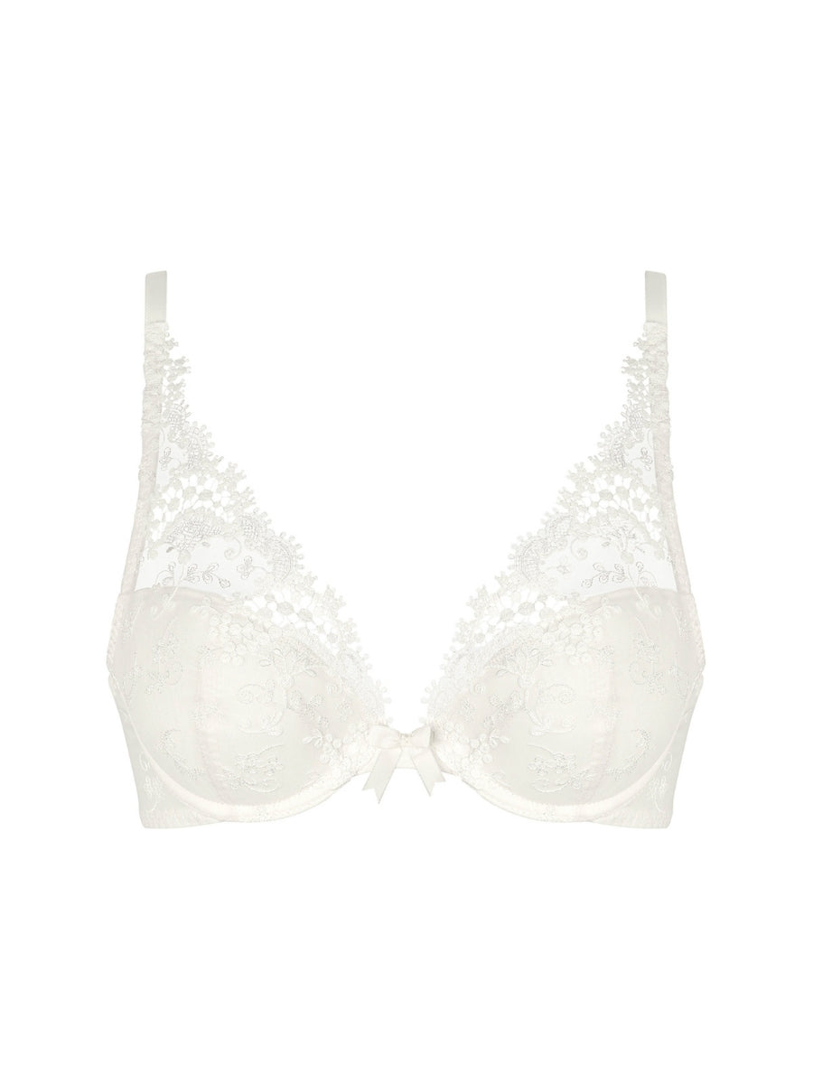 Wish Triangle Push Up Bra - Natural