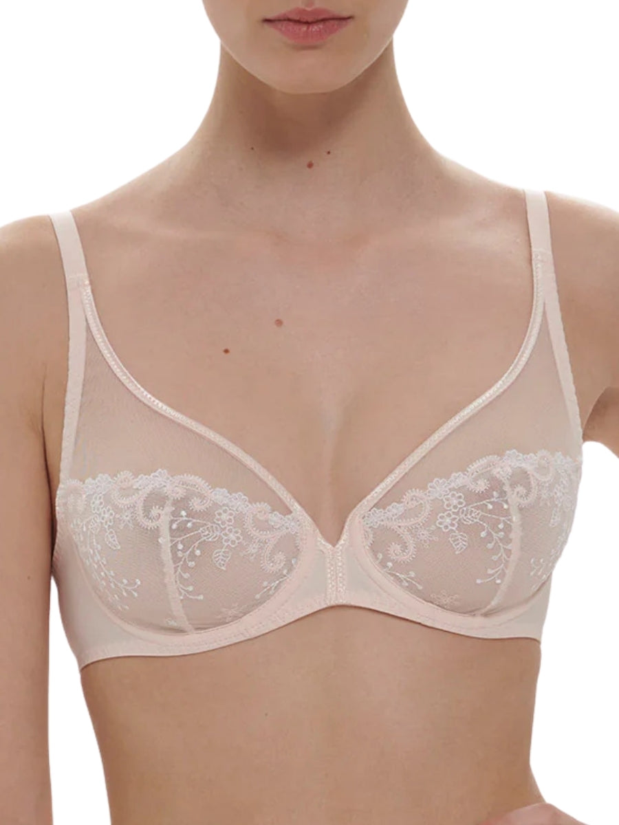 Délice Triangle Plunge Bra - Blush