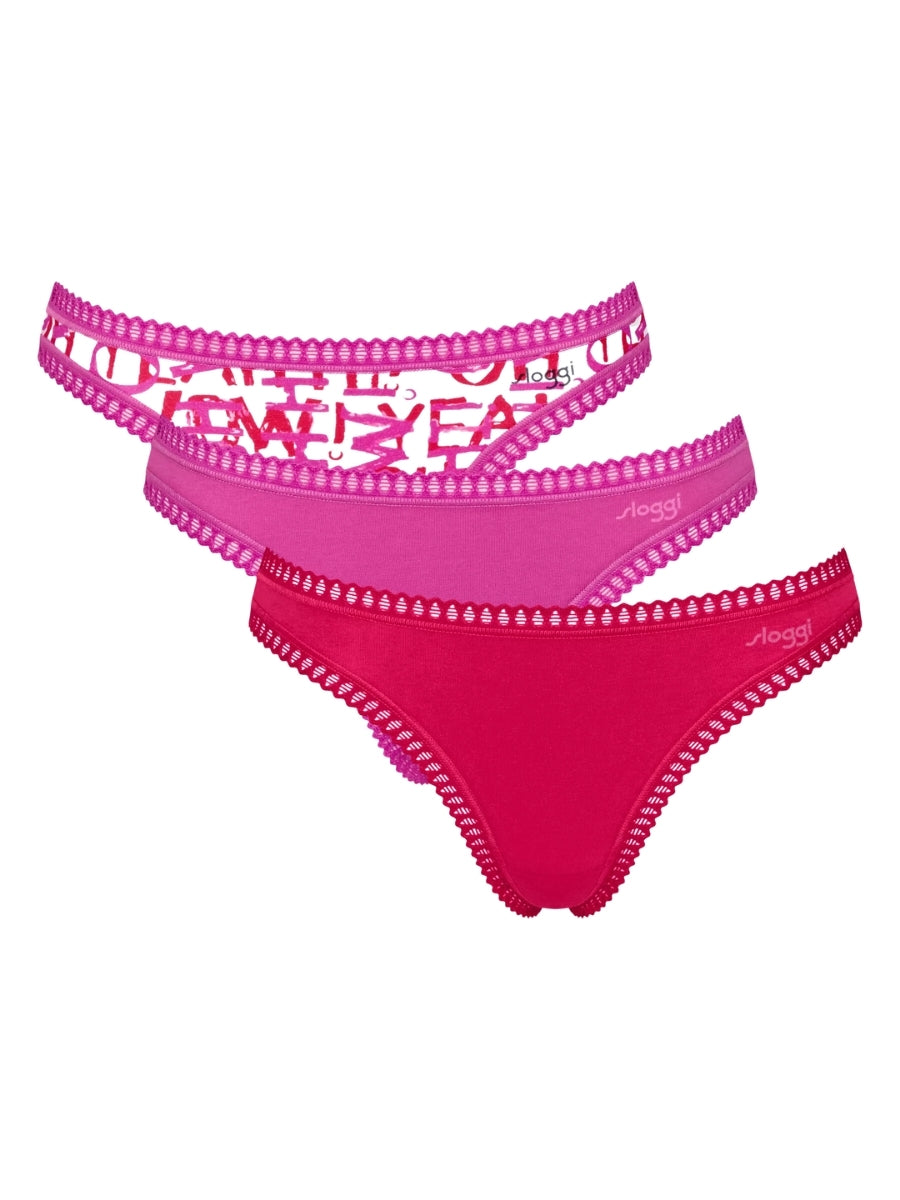 Pink / Dark Pink / Pink Pattern