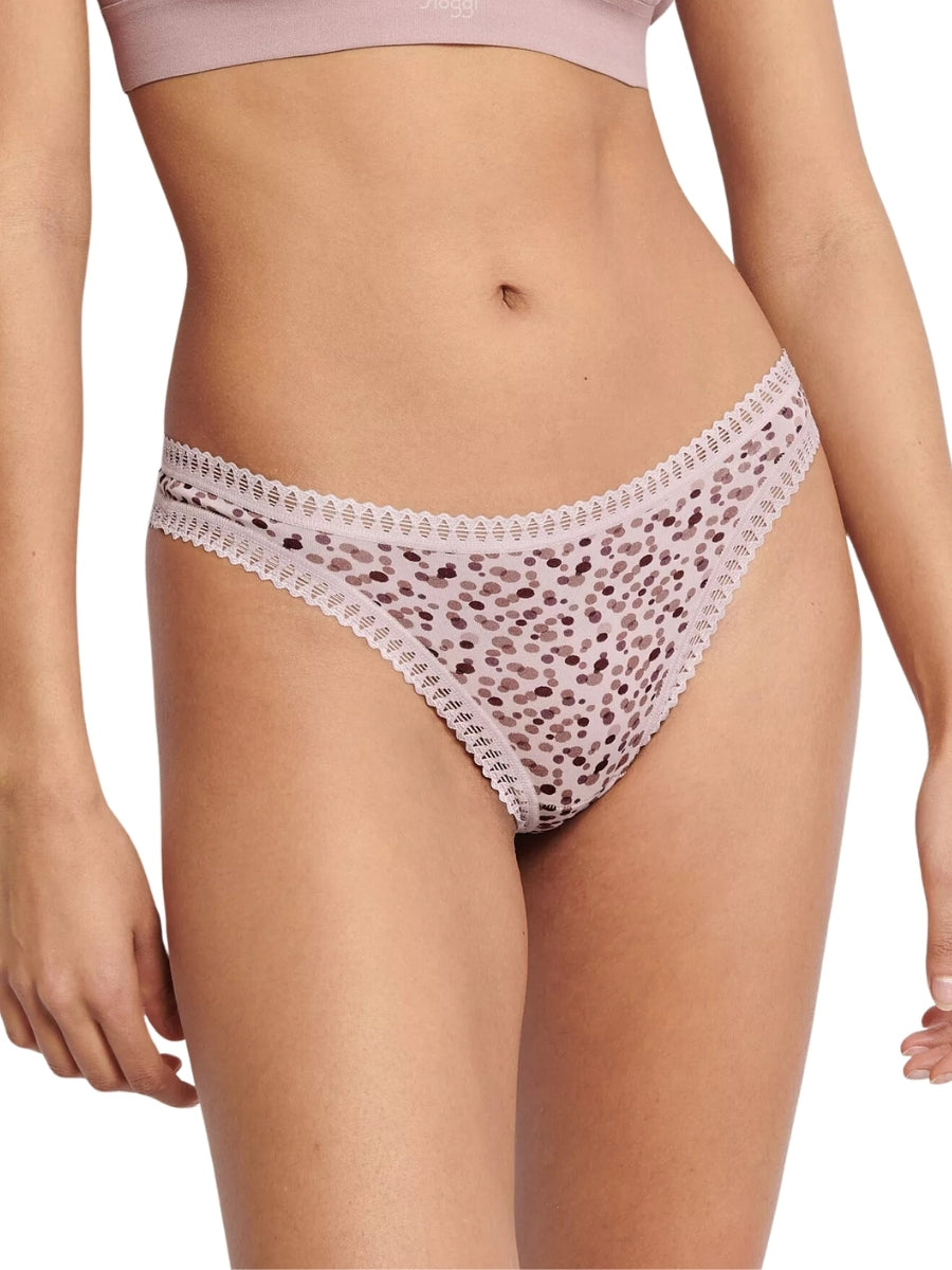 Mauve / Light Pink / Brown Pattern