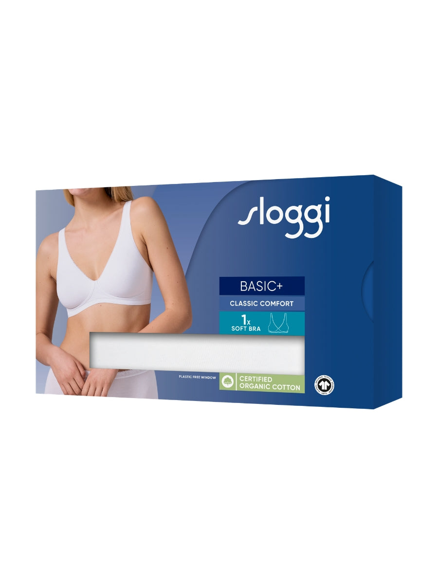 Basic+ Soft Bra - White