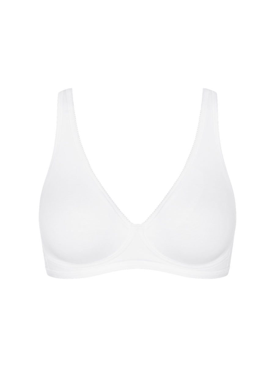 Basic+ Soft Bra - White