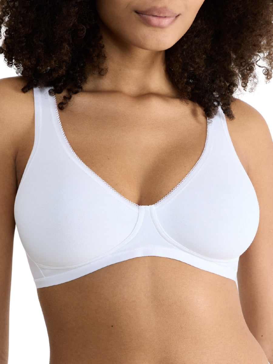 Basic+ Soft Bra - White