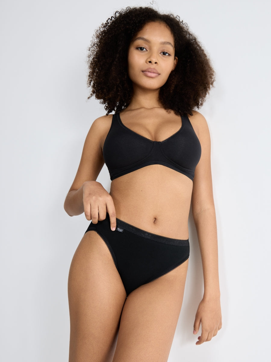 Basic+ Soft Bra - Black