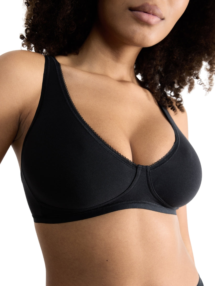 Basic+ Soft Bra - Black