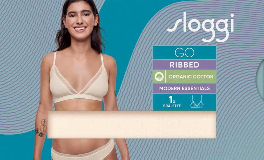 sloggi go ribbed bralette