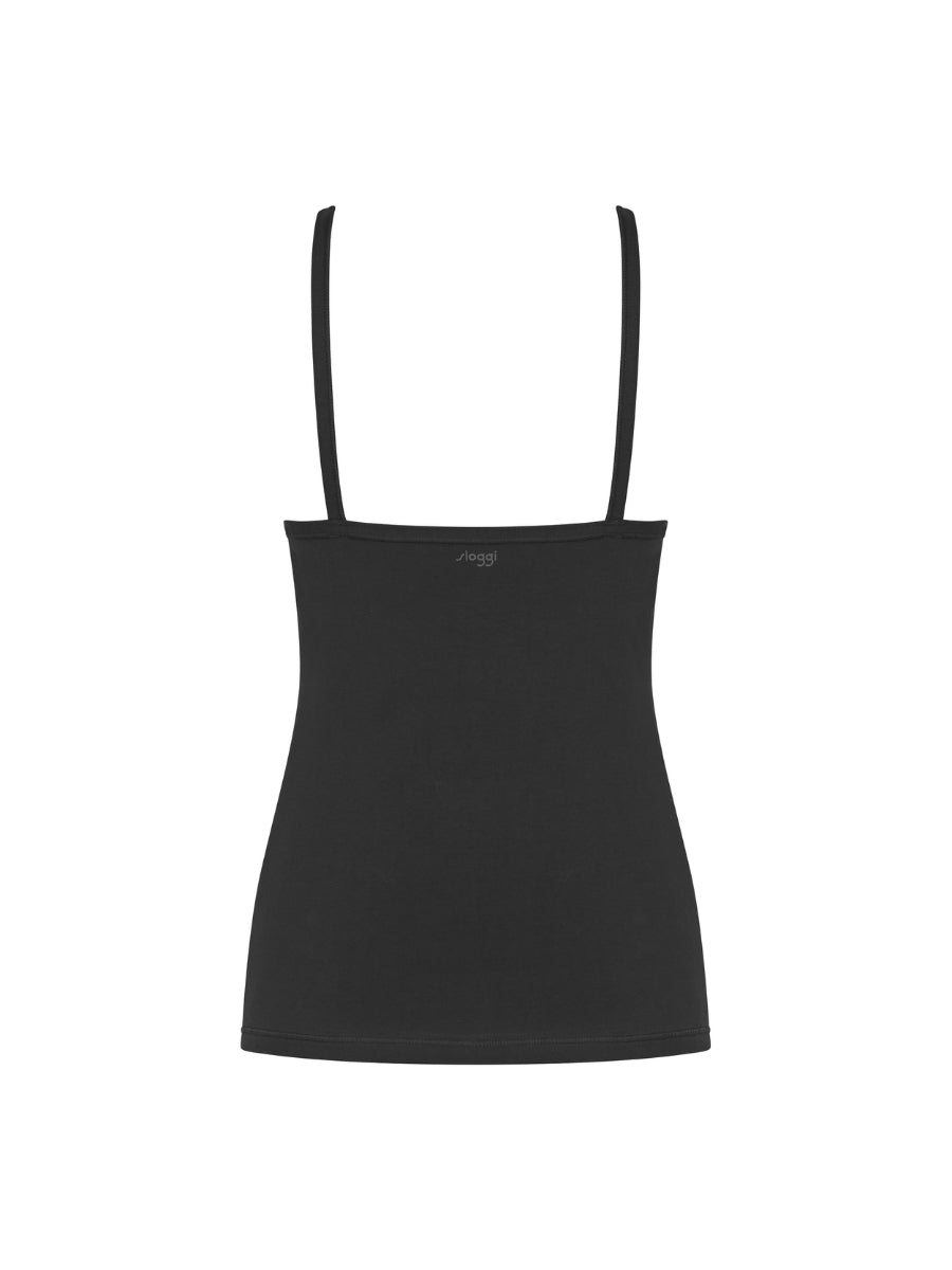 EVER Ease Spaghetti Top - Black