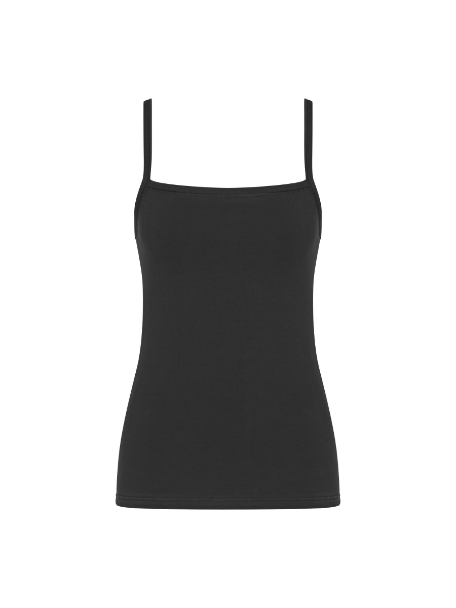 EVER Ease Spaghetti Top - Black