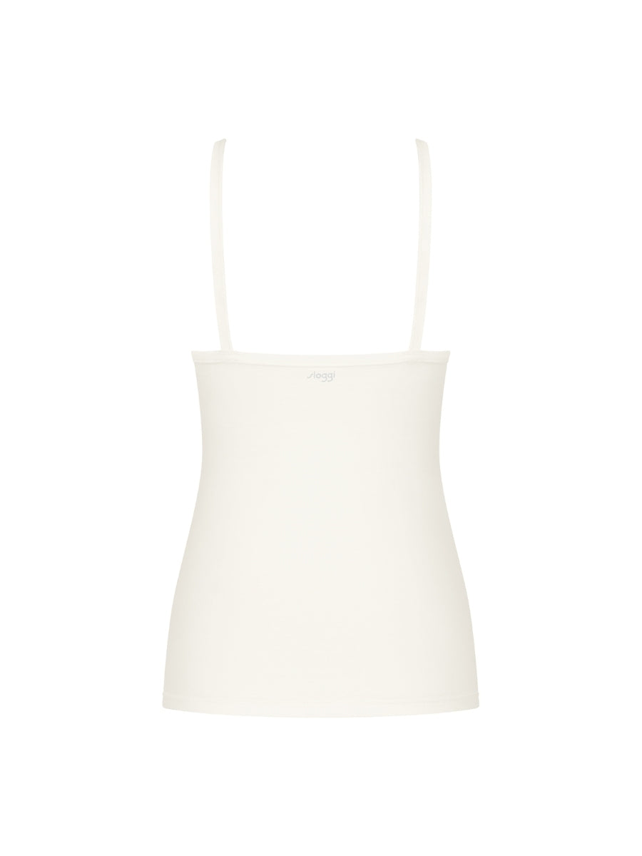 EVER Ease Spaghetti Top - Silk White