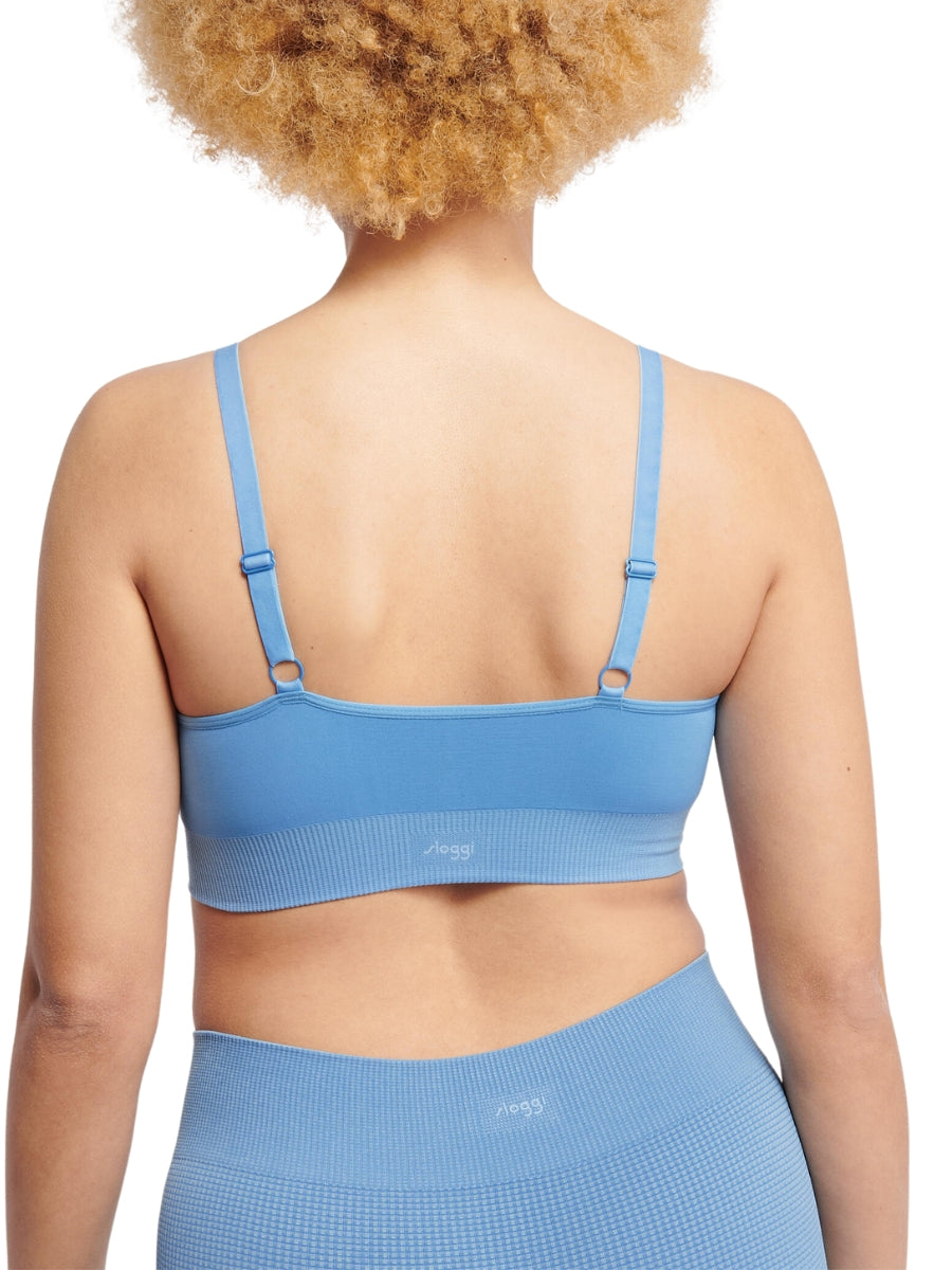 EVER Infused Camomile Bralette - Azura Blue