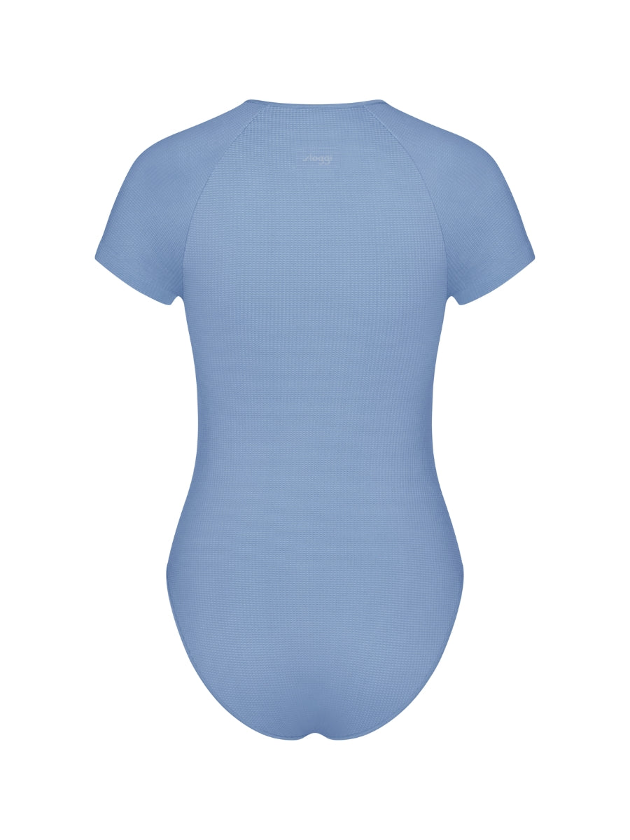 EVER Infused Camomile Short Sleeve Body - Azura Blue