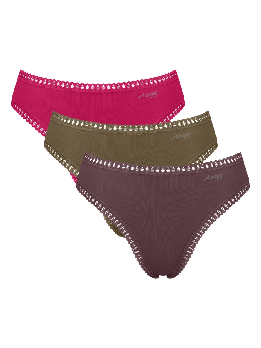 Brown / Khaki / Dark Pink