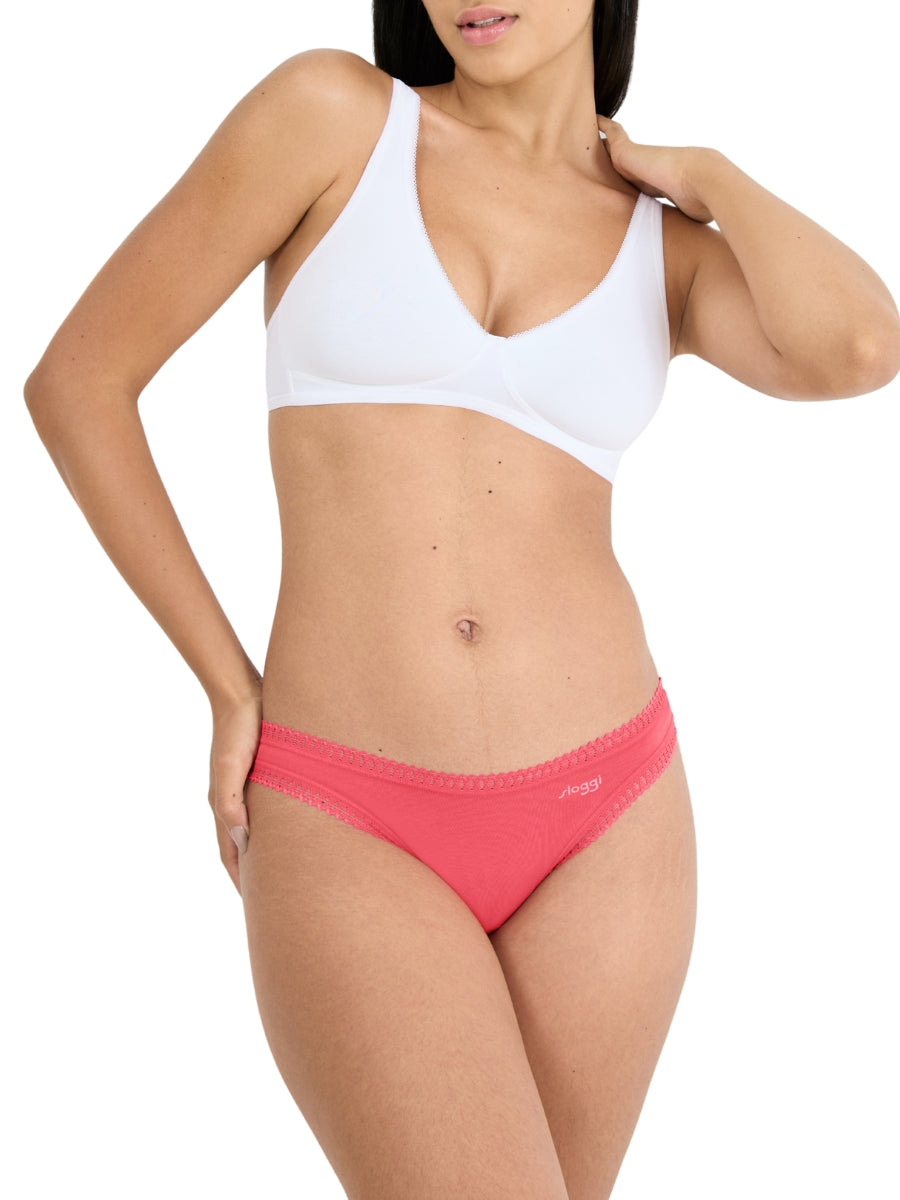 Red / Dusky Pink / Pink Pattern