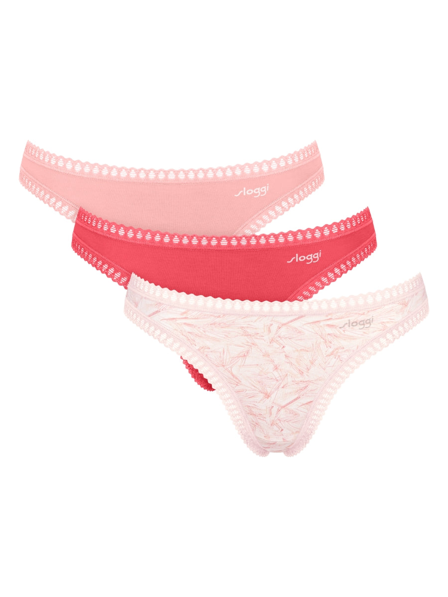 Red / Dusky Pink / Pink Pattern