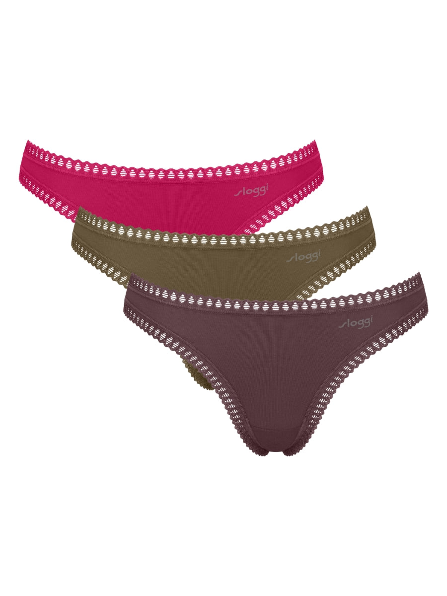 Brown / Khaki / Dark Pink