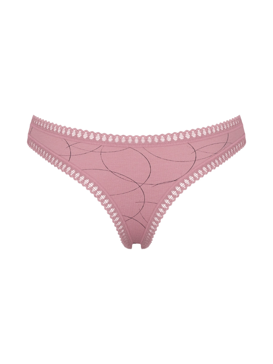 Pink Pattern / Mauve / Cream