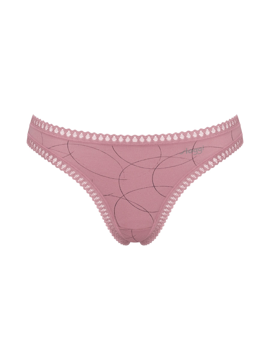 Pink Pattern / Mauve / Cream