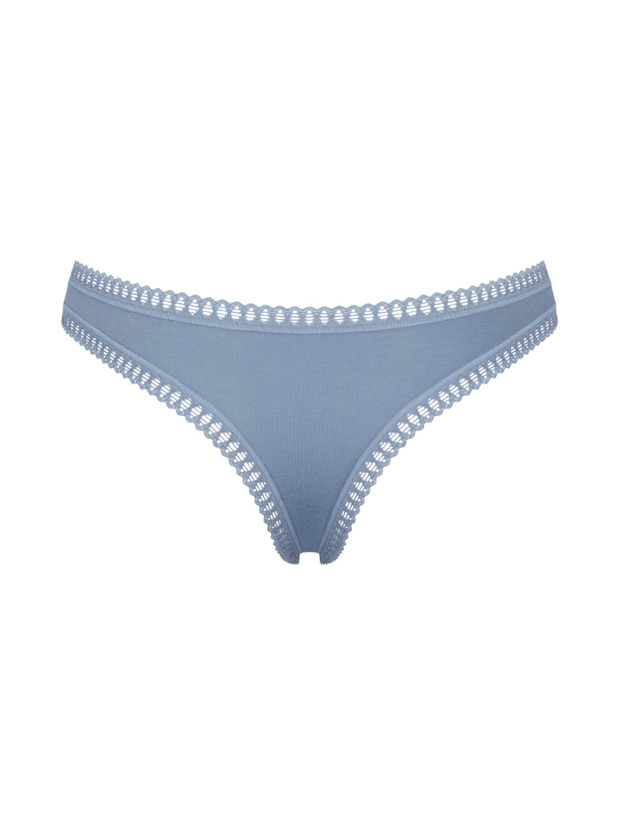 Blue Pattern / Dusky Blue / Pink