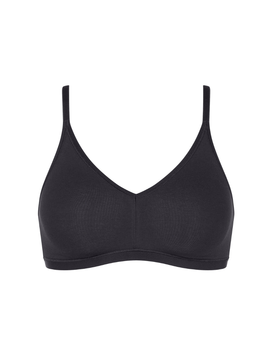 GO Daily Cotton Soft Bra - Black