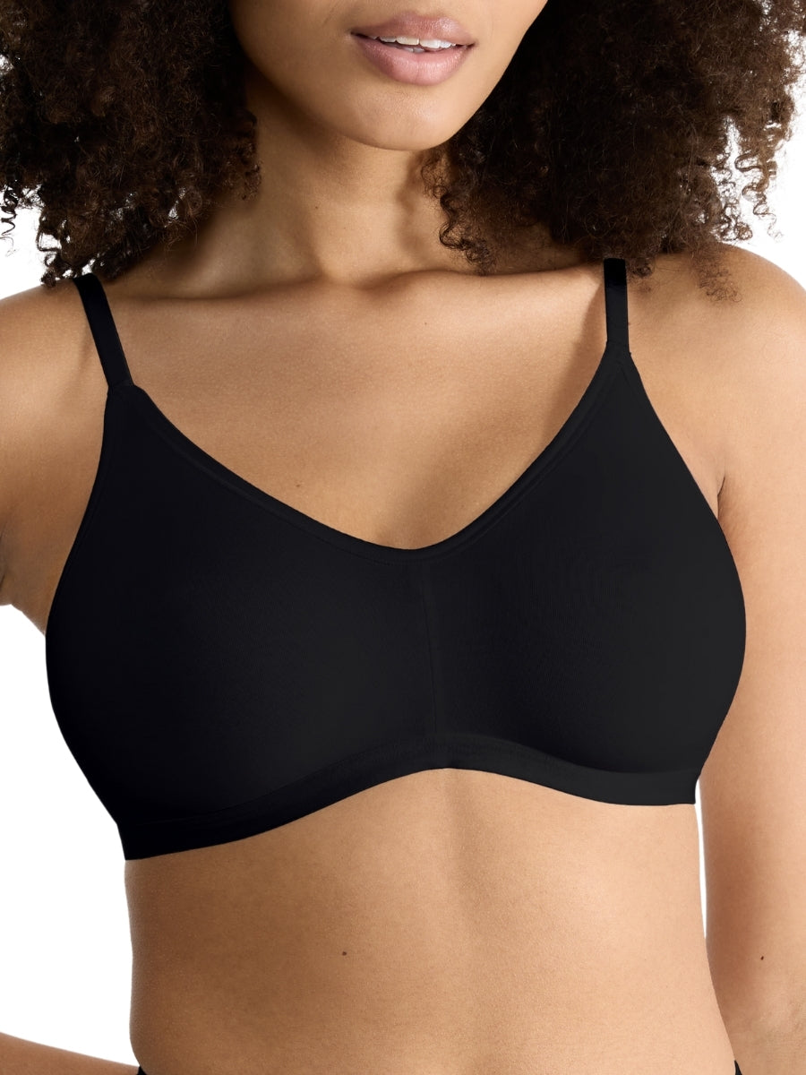 GO Daily Cotton Soft Bra - Black