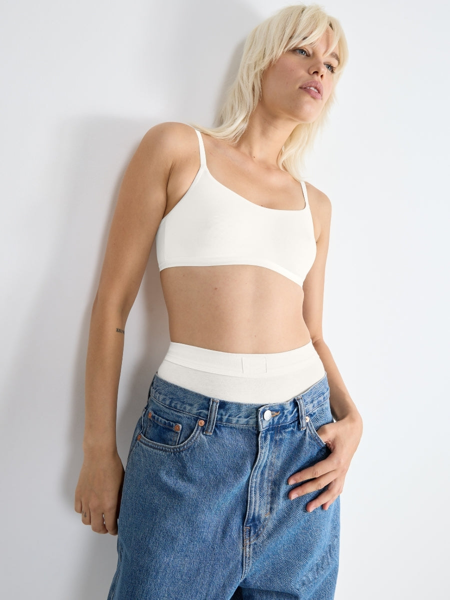 GO Daily Cotton Top - Silk White