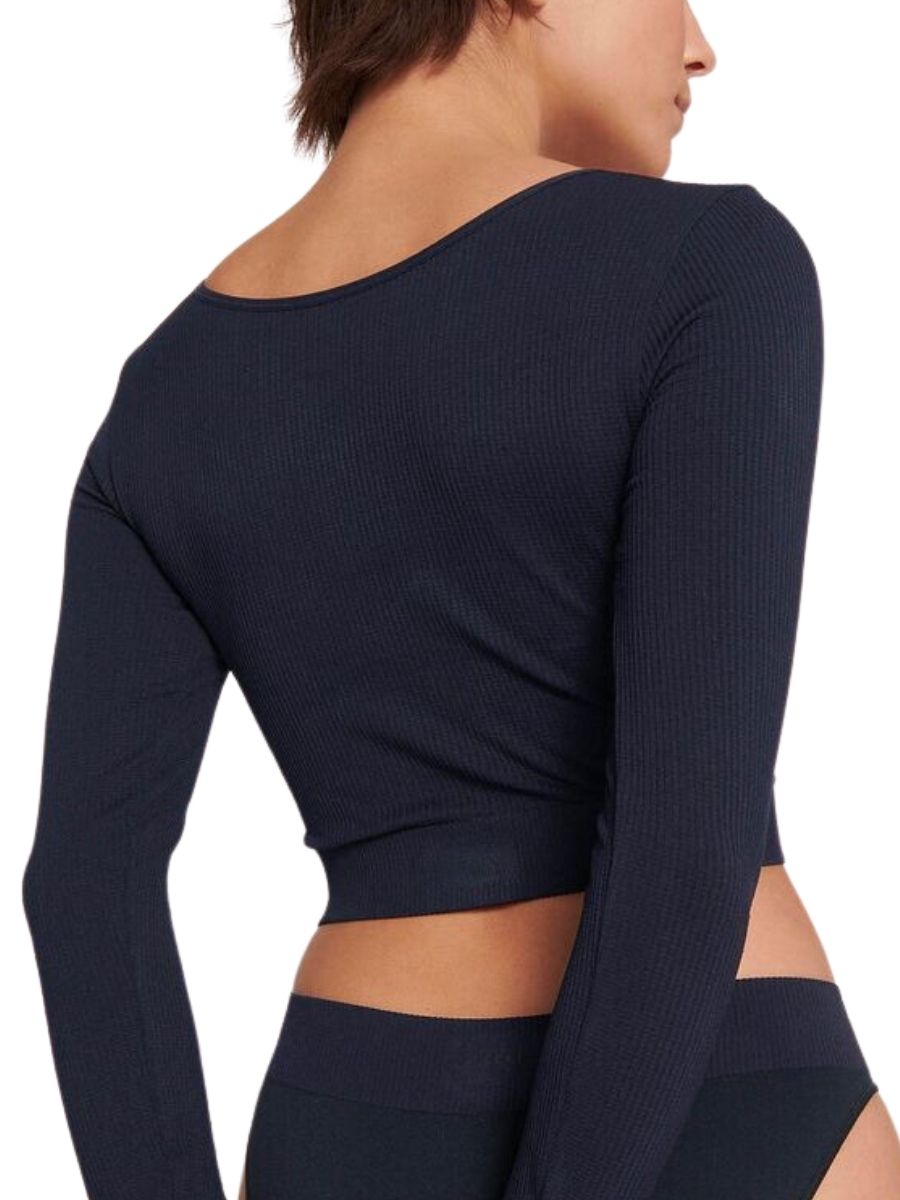 sloggi ever infused long sleeve crop top