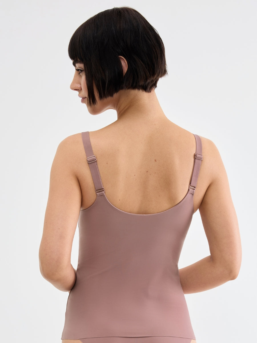ZERO Feel 2.0 Built In Bra Cami Top - Cacao