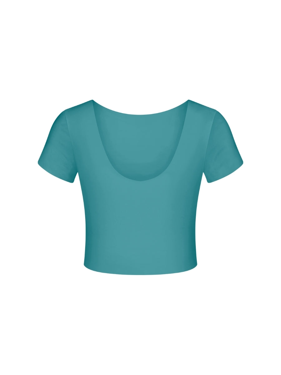 ZERO Feel 2.0 Crop Top - Quiet Turquoise