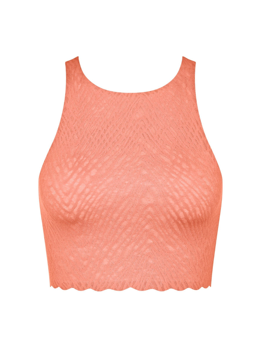 ZERO Feel Bliss Crop Top - Lovely Apricot