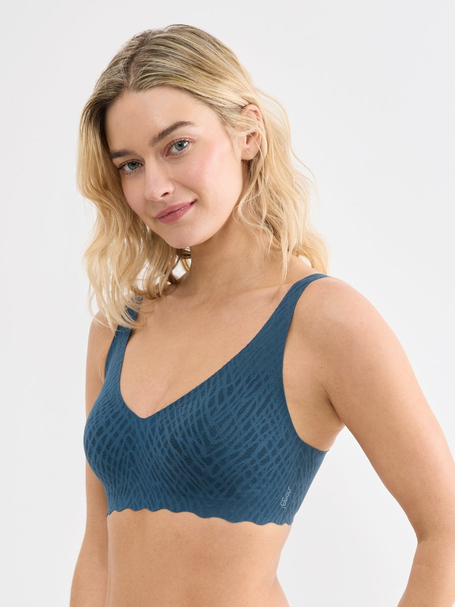 ZERO Feel Bliss Soft Bra - Smoky Blue