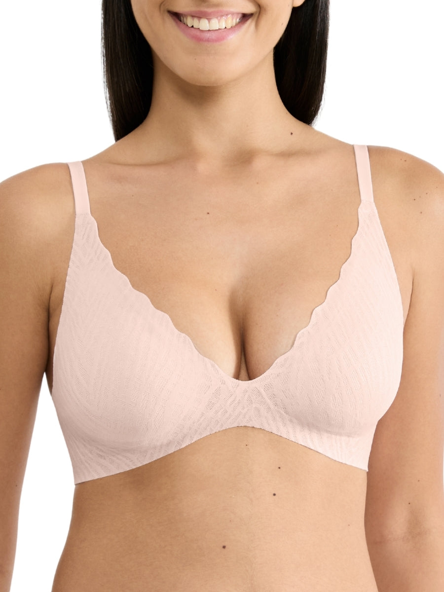 ZERO Feel Bliss UP Push Up Bra - Puff Pink