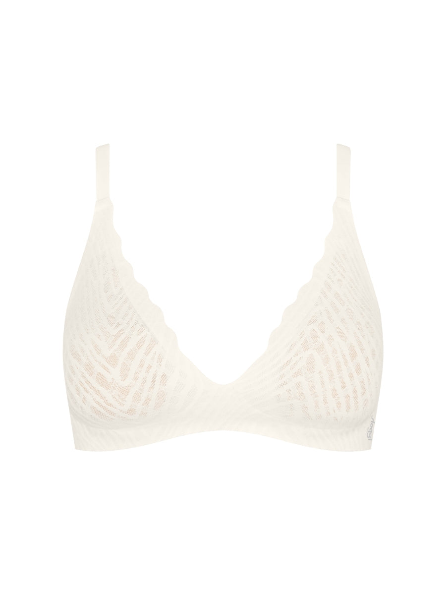 ZERO Feel Bliss UP Push Up Bra - Silk White