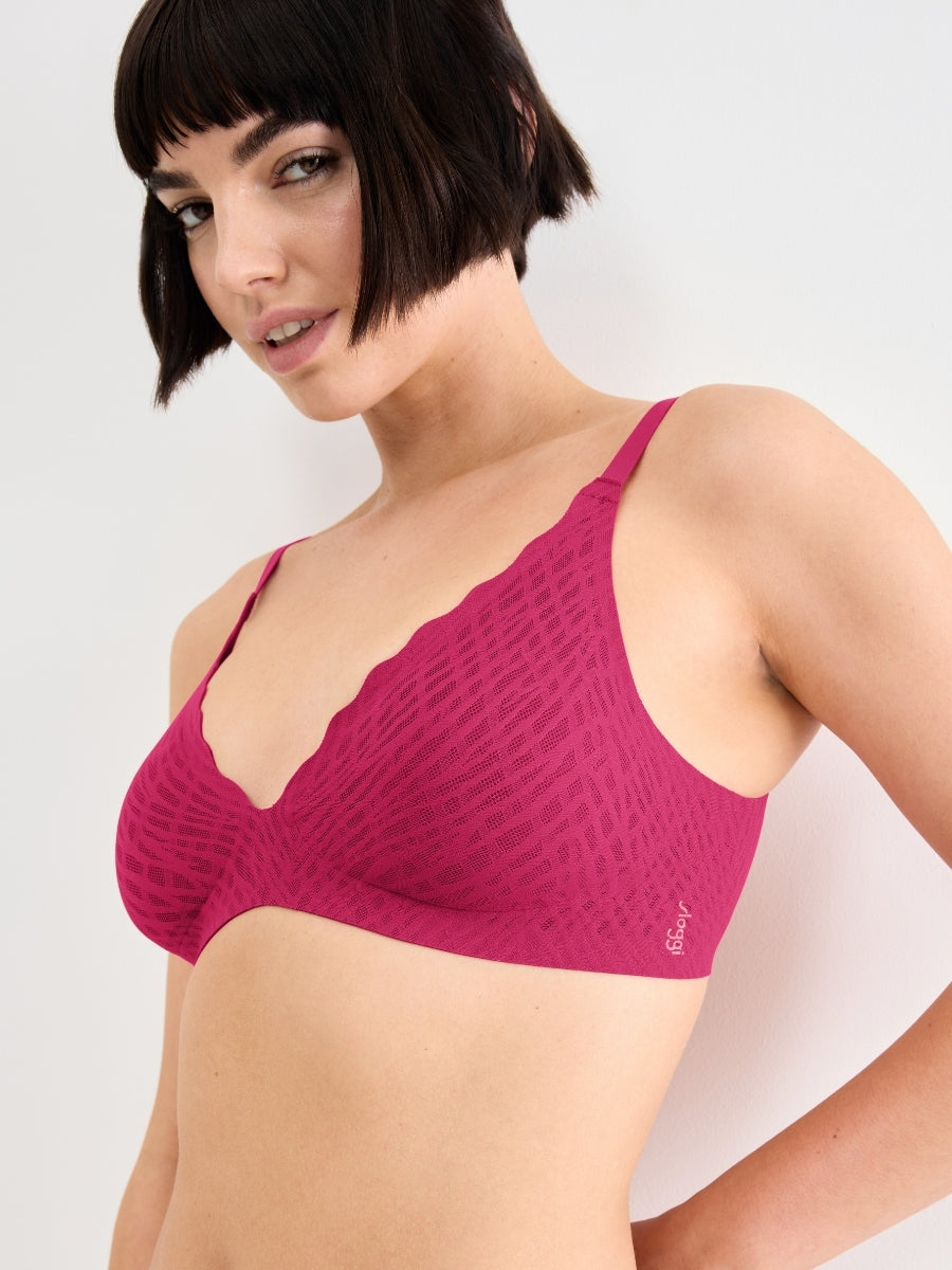 ZERO Feel Bliss UP Push Up Bra - Berry