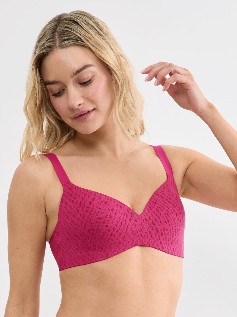 ZERO Feel Bliss UP T-Shirt Bra - Berry