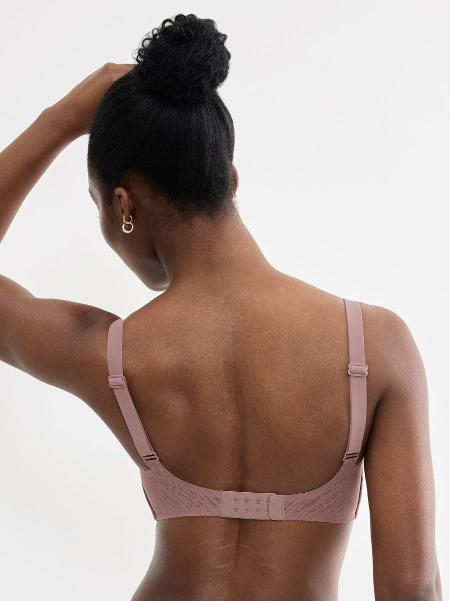ZERO Feel Bliss UP T-Shirt Bra - Cacao