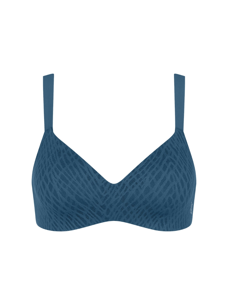 ZERO Feel Bliss UP T-Shirt Bra - Smoky Blue