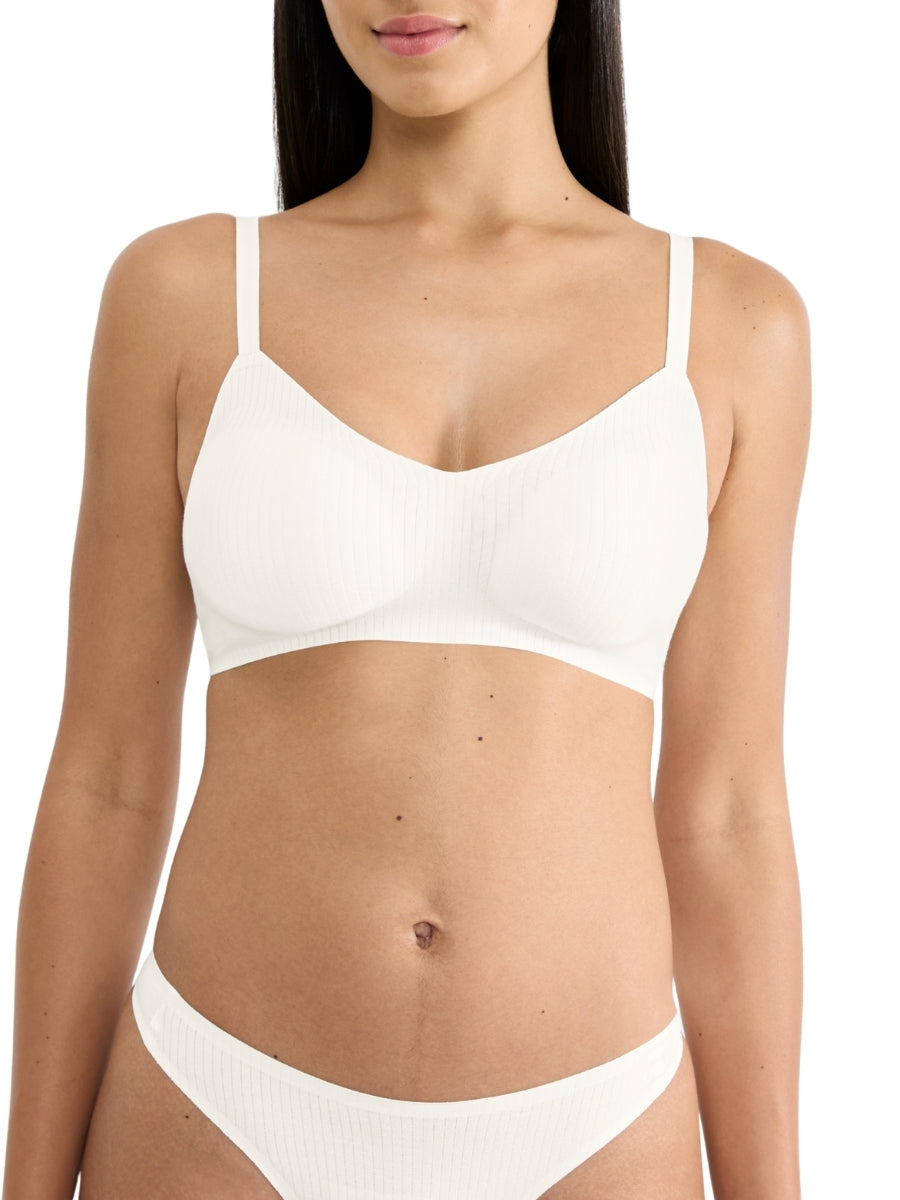 ZERO Feel Pure Soft Bra - Silk White