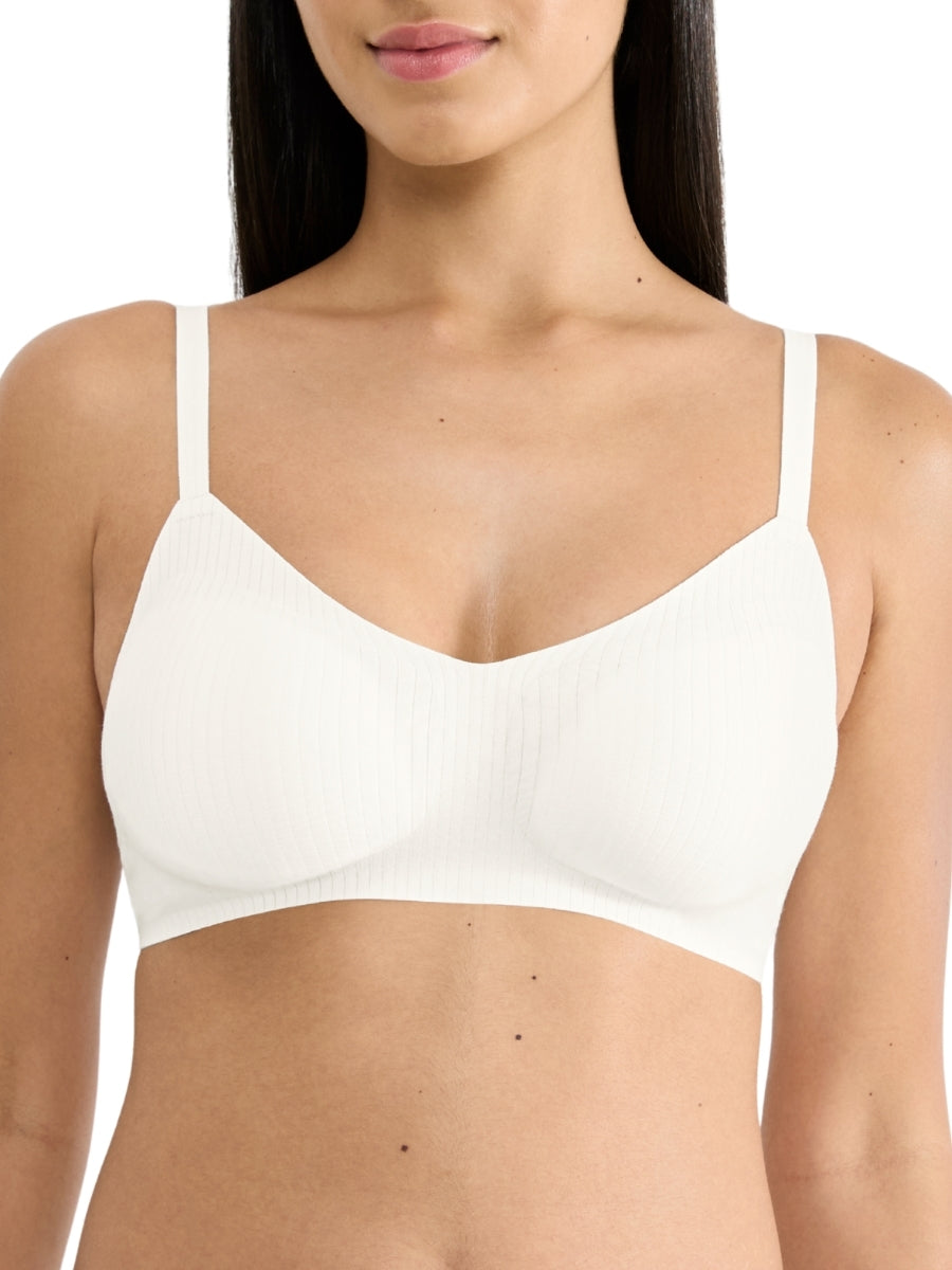 ZERO Feel Pure Soft Bra - Silk White