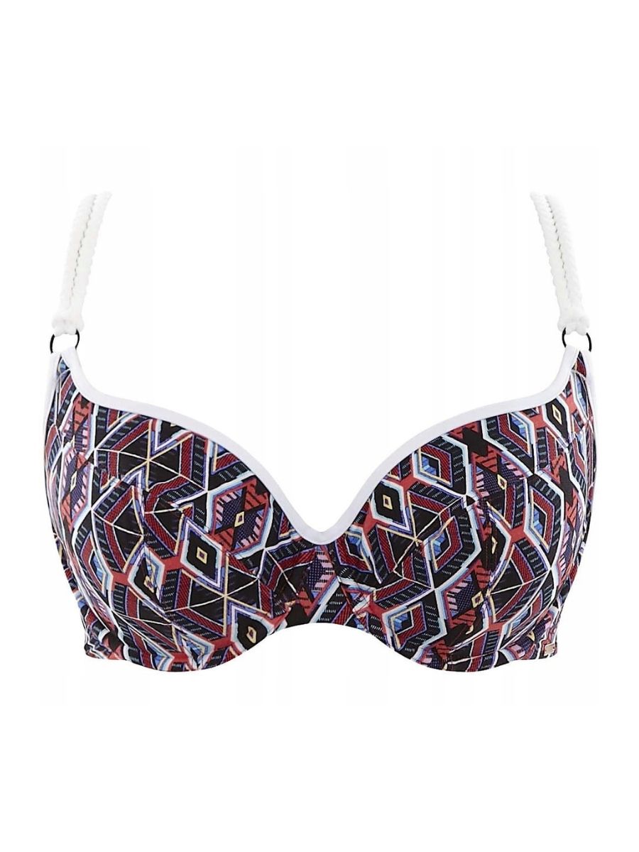 panache elle balconette bikini top tribal print