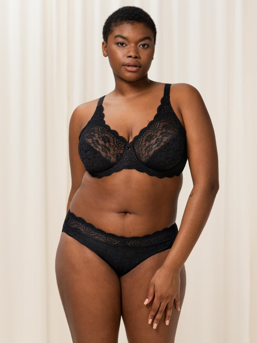 Amourette W High Apex Bra - Black