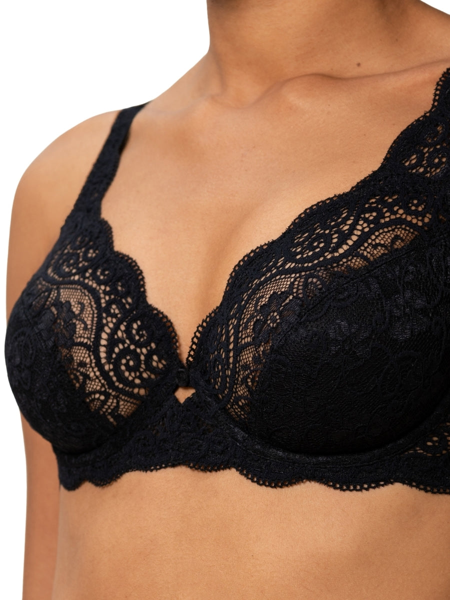 Amourette W High Apex Bra - Black