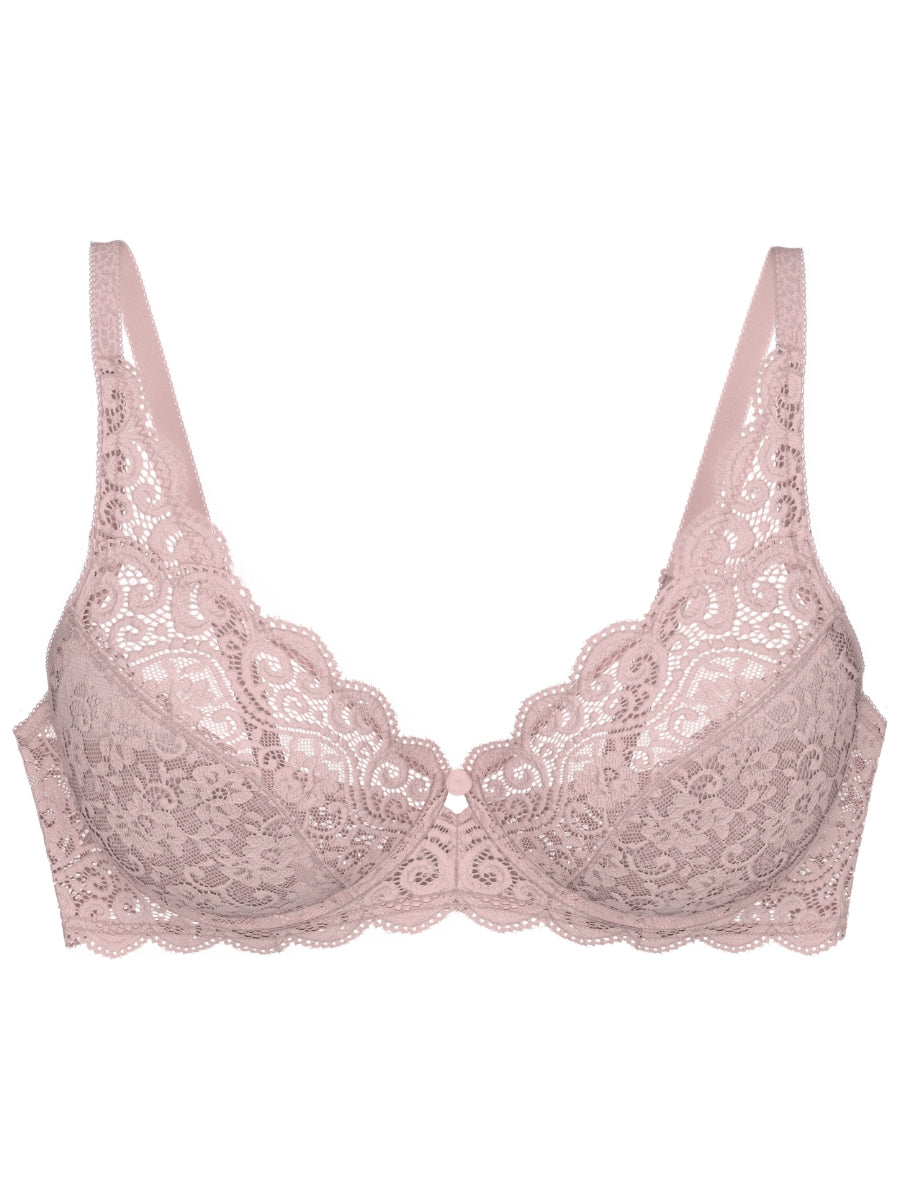 Amourette W High Apex Bra - Mauve Rose