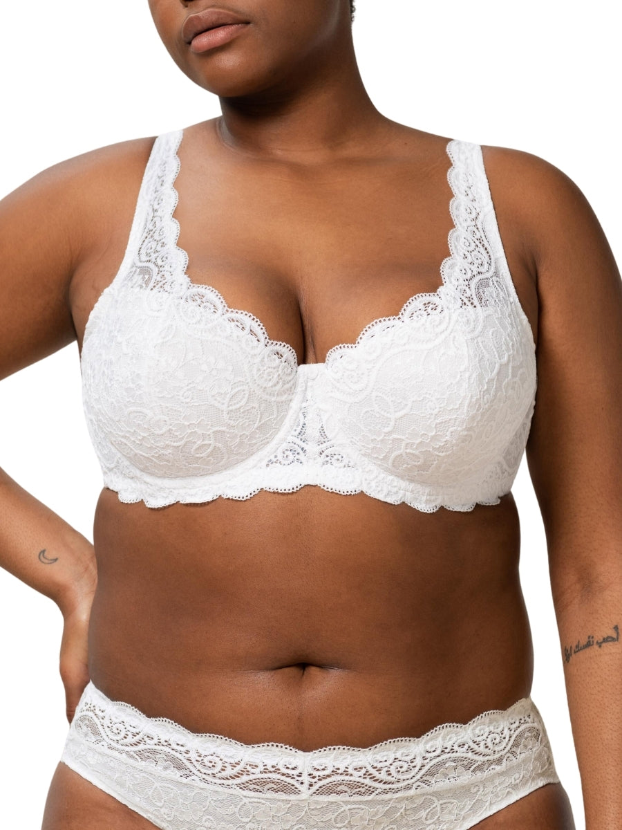 Amourette WHP Half Cup Bra - White