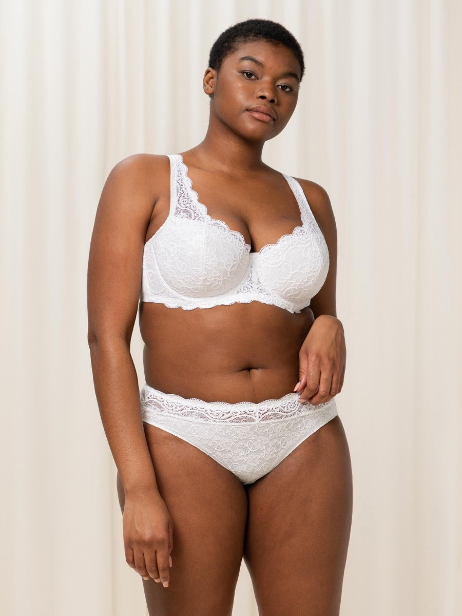 Amourette WHP Half Cup Bra - White